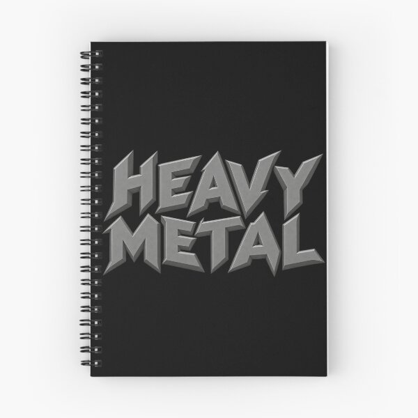 Item preview, Heavy Metal Typography designed and sold by PrintGo26.