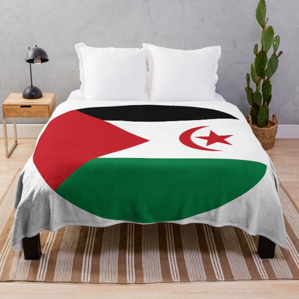 Aperçu de l'œuvre Drapeau du cercle du Sahara occidental EH créée et vendue par shitpostee.
