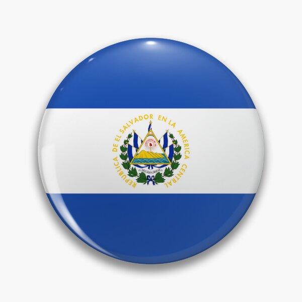 Item preview, El Salvador Circle Flag SV designed and sold by shitpostee.
