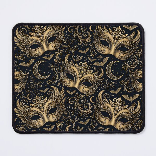 Item preview, Midnight Masquerade — Gothic Mask Pattern | Hashola Designs designed and sold by Hashola Designs.