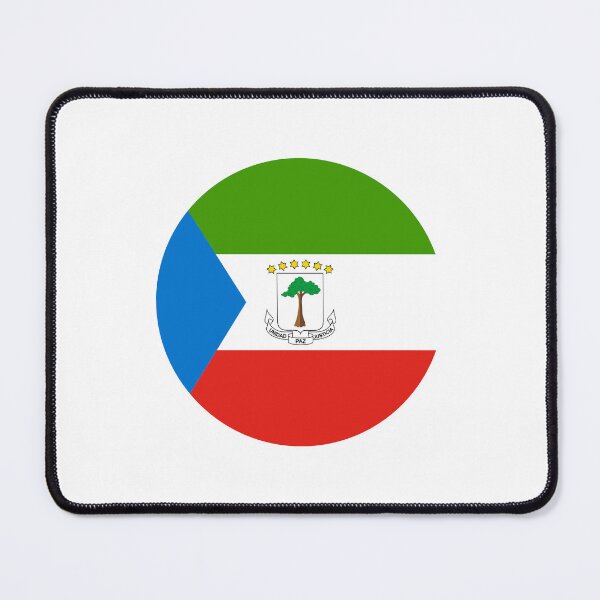 Item preview, Equatorial Guinea Circle Flag GQ designed and sold by shitpostee.