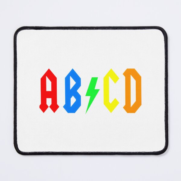 Item preview, ACDC Inspired Alphabet Design for Kids - Fun Educational Music Theme designed and sold by valentinchopyk.
