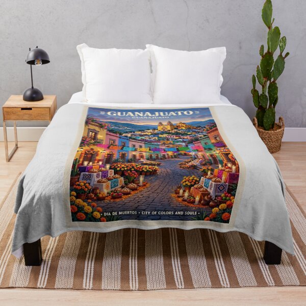 Item preview, Dia de muertos Mexico — Guanajuato — Golden Colonial Dreams designed and sold by DibujandoPorfa.