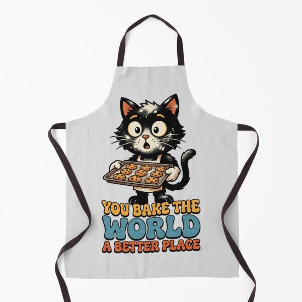 Item preview, You Bake The World A Better Place Funny Baking Pun designed and sold by Neon Bones Studio.