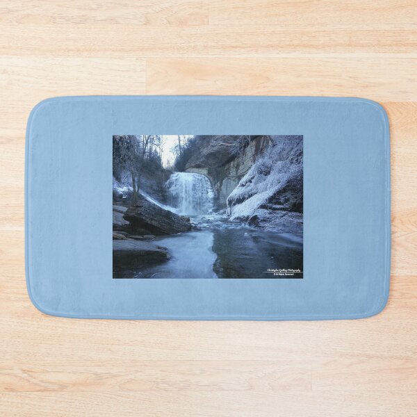 Item preview, Looking Glass Falls in Winter designed and sold by Christopher Guilkey Photography .