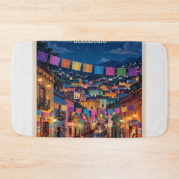 Item preview, Dia de muertos night Mexico — Guanajuato — Golden Colonial Dreams designed and sold by DibujandoPorfa.