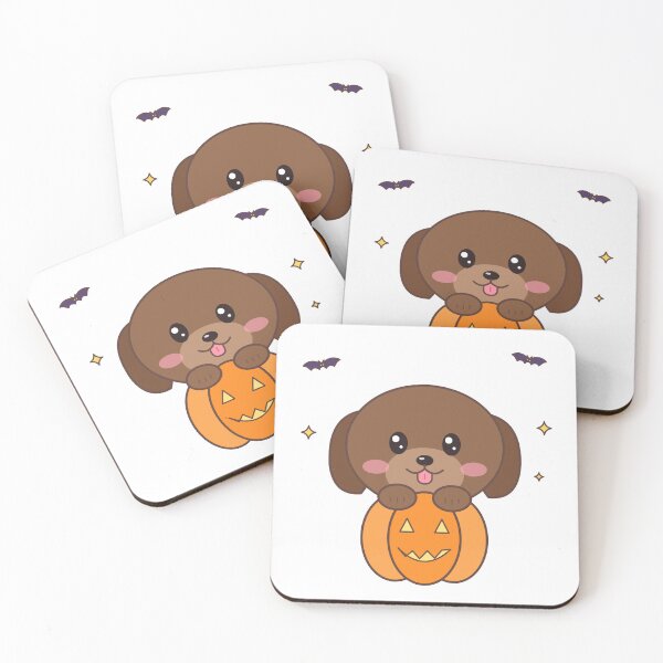 Item preview, Chocolate Lab Peekaboo Pumpkin Halloween – Cute Labrador Art designed and sold by DoodleWoofs.