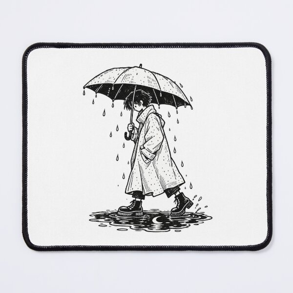 Item preview, Taking the Long Way in the Rain designed and sold by WhiletheKettle.