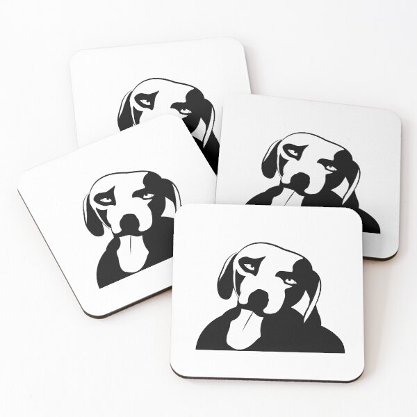 Item preview, Black and white illustration of a Weimaraner dog designed and sold by AngelTraz.