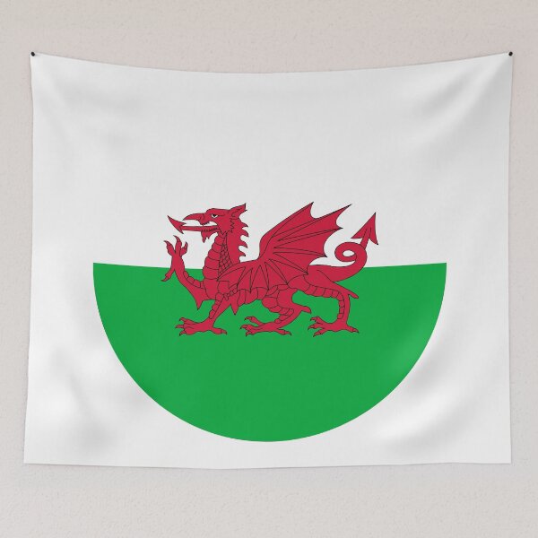 Item preview, Wales Circle Flag GB-WLS designed and sold by shitpostee.