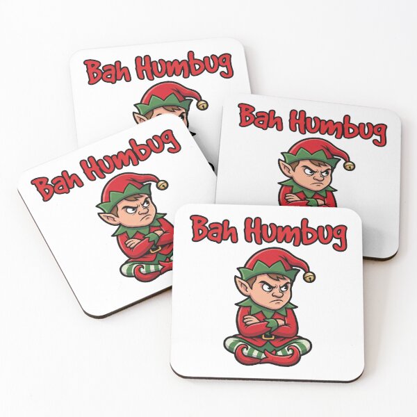 Item preview, Bah Humbug Grumpy Christmas Elf designed and sold by VFXguy.