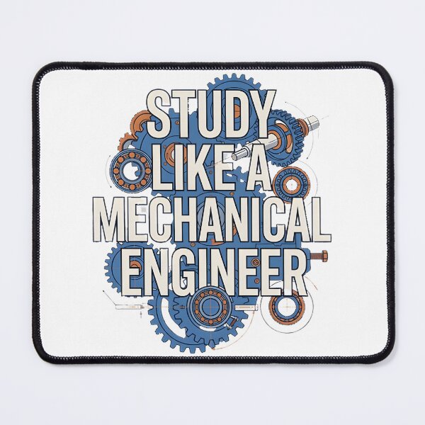 Item preview, Study Like a Mechanical Engineer Inspirational Design for Engineering Students and Enthusiasts designed and sold by dr3bdulbari87.
