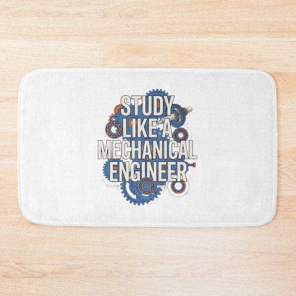 Item preview, Study Like a Mechanical Engineer Inspirational Design for Engineering Students and Enthusiasts designed and sold by dr3bdulbari87.