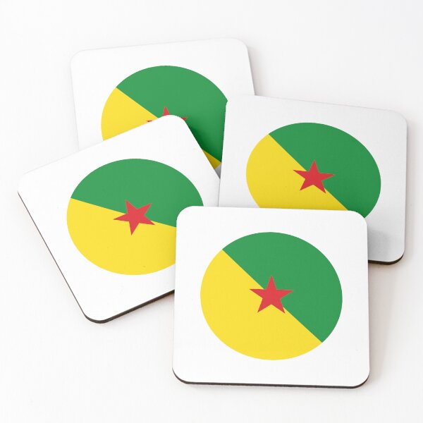 Item preview, French Guiana Circle Flag GF designed and sold by shitpostee.
