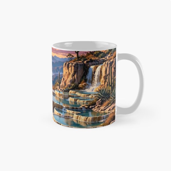 Item preview, Mexico — Hierve el Agua — Petrified Waterfalls designed and sold by DibujandoPorfa.