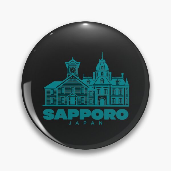 Item preview, Sapporo Hokkaido Japan Line Art Landmark Poster designed and sold by CMYKStudio.