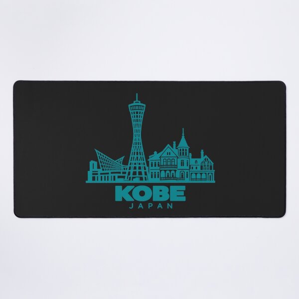 Item preview, Kobe Hyogo Japan Line Art Skyline Poster designed and sold by CMYKStudio.