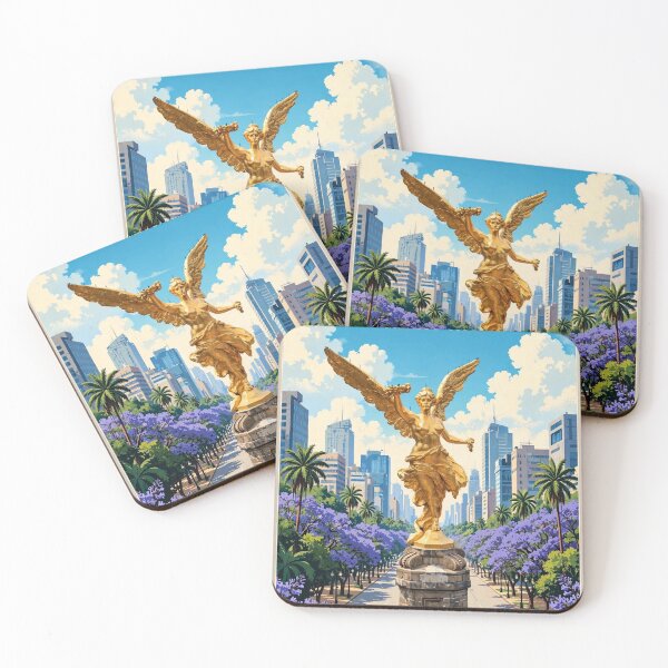 Item preview, Mexico — El Ángel — Golden Mexico City designed and sold by DibujandoPorfa.