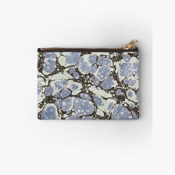 Item preview, Vintage Stone Marbling Pattern Powder Blue Mint designed and sold by footnotes-club.