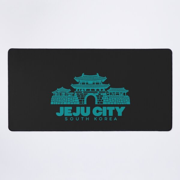 Item preview, Jeju City South Korea Line Art Coastline Poster designed and sold by CMYKStudio.