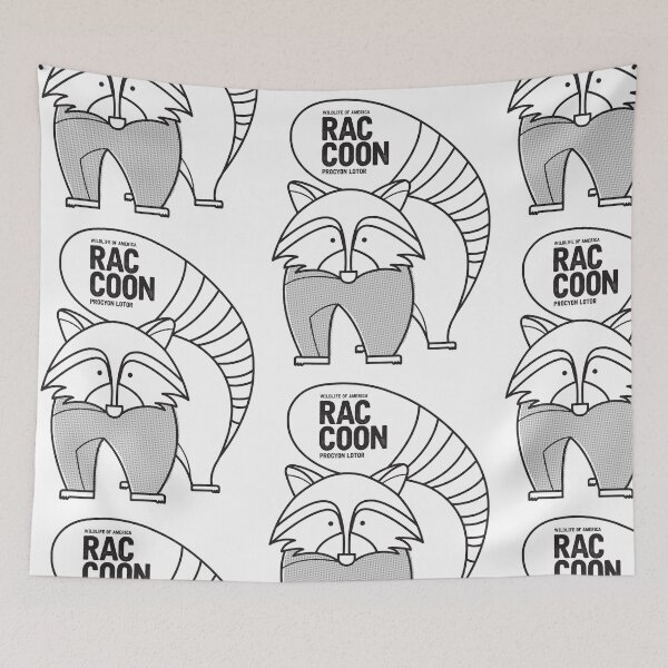 Item preview, Raccoon, Wildlife of America designed and sold by printedsparrow.