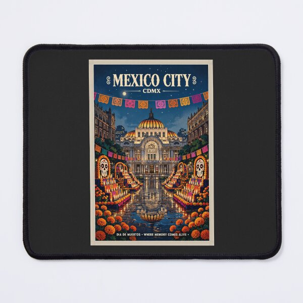 Item preview, Dia de muertos Mexico — Mexico City — Heart of Mexico designed and sold by DibujandoPorfa.