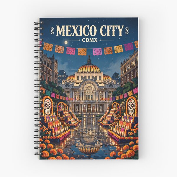 Item preview, Dia de muertos  Mexico — Mexico City — Heart of Mexico designed and sold by DibujandoPorfa.