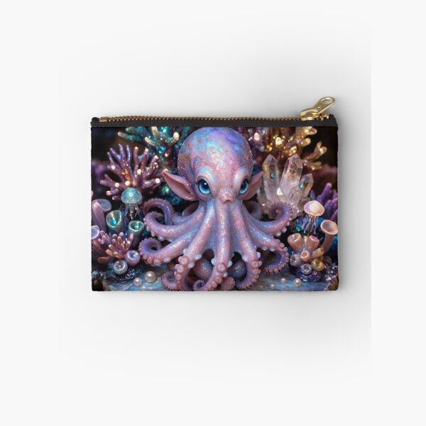 Item preview, ​Opalescent Coral Octopus designed and sold by KingsArtworx 2.