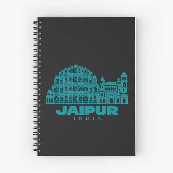 Artikelvorschau, Jaipur, Rajasthan, Indien – Wahrzeichen-Poster (Linienkunst) entworfen und verkauft von CMYKStudio.