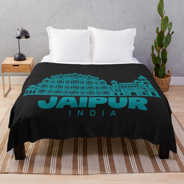 Item preview, Jaipur Rajasthan India Line Art Landmark Poster designed and sold by CMYKStudio.