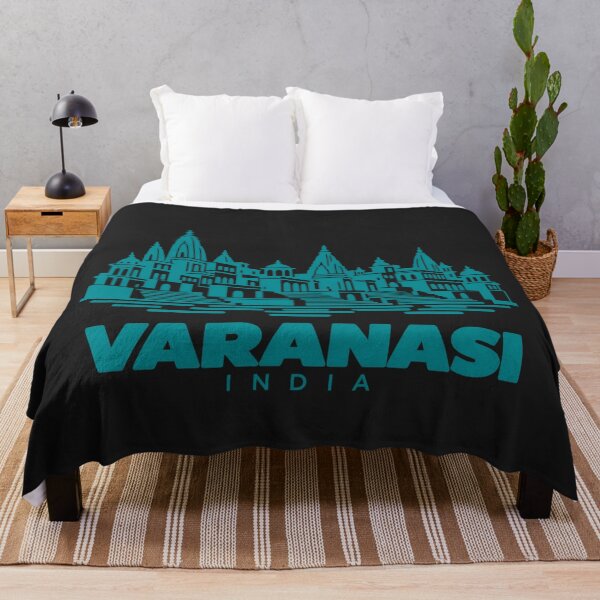 Item preview, Póster de arte lineal de Varanasi, Uttar Pradesh, India. designed and sold by CMYKStudio.