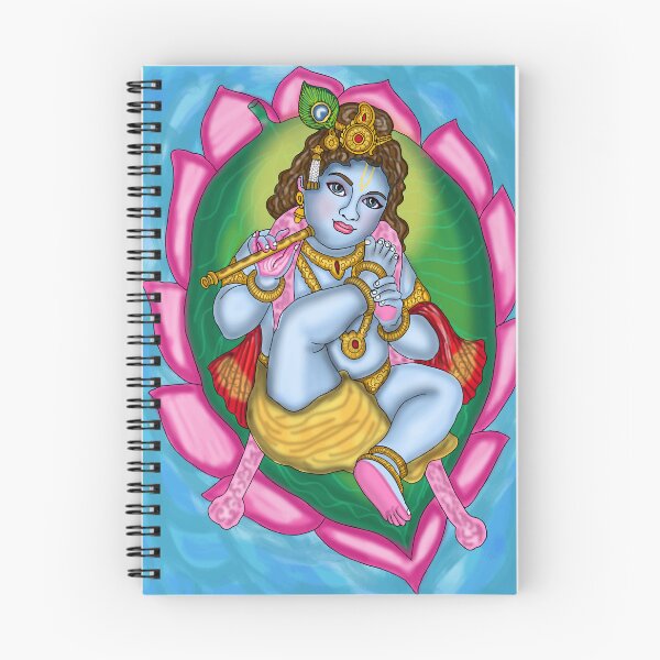 Item preview, Lord Krishna Digital Drawing | Hindu God Krishna Artwork  Description designed and sold by Harshit_Digital_Arts.