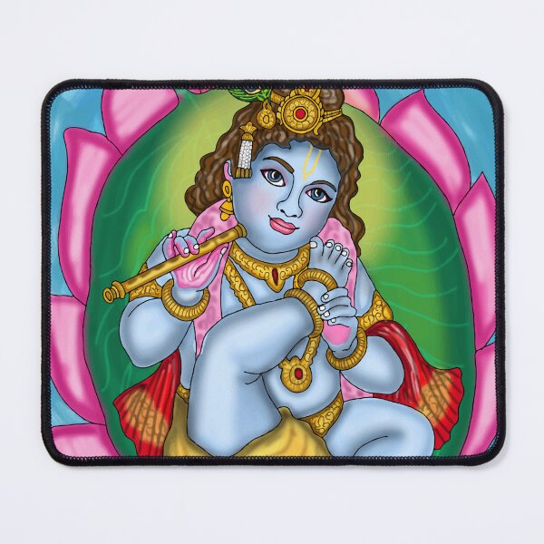 Item preview, Lord Krishna Digital Drawing | Hindu God Krishna Artwork Description designed and sold by Harshit_Digital_Arts.