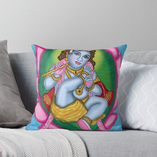 Item preview, Lord Krishna Digital Drawing | Hindu God Krishna Artwork  Description designed and sold by Harshit_Digital_Arts.