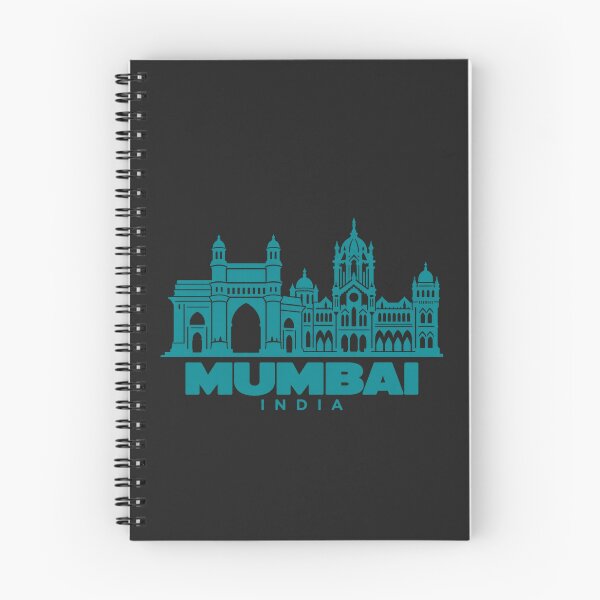 Item preview, Mumbai Maharashtra India Line Art Skyline Poster designed and sold by CMYKStudio.