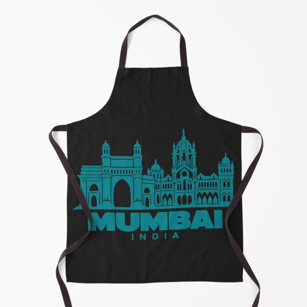 Aperçu de l'œuvre Affiche de la skyline de Mumbai, Maharashtra, Inde (dessin au trait) créée et vendue par CMYKStudio.