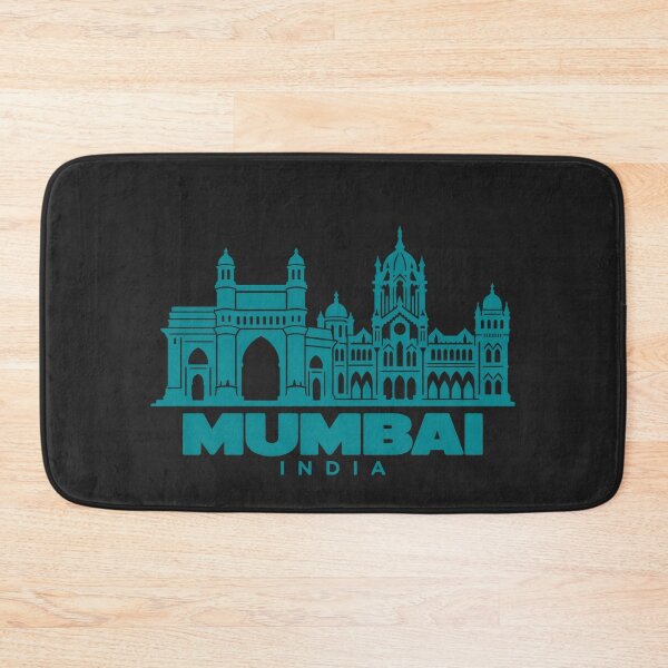 Item preview, Mumbai Maharashtra India Line Art Skyline Poster designed and sold by CMYKStudio.