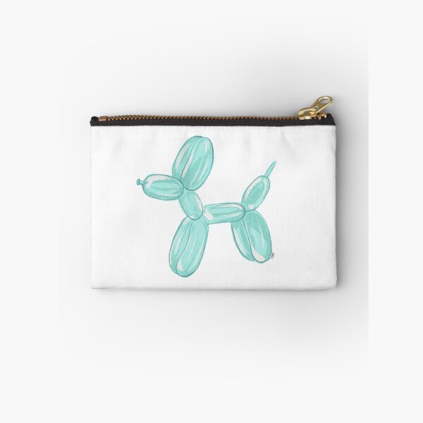 Item preview, Aqua Blue Balloon Dog – Cute Balloon Animal Pop Art designed and sold by BibidibuDesigns.