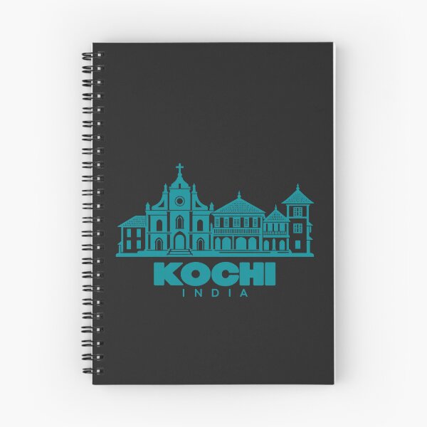 Item preview, Kochi Kerala India Line Art Coastline Poster designed and sold by CMYKStudio.
