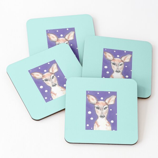 Item preview, Adorable Little Deer Art Prints Posters Wall Art Magnet Home Coffee Cup Decoration TShirt Stationary Notebook Magnet Hat Kitchen Work School Office Redbubble Shop designed and sold by Saritas Boutique Shop.