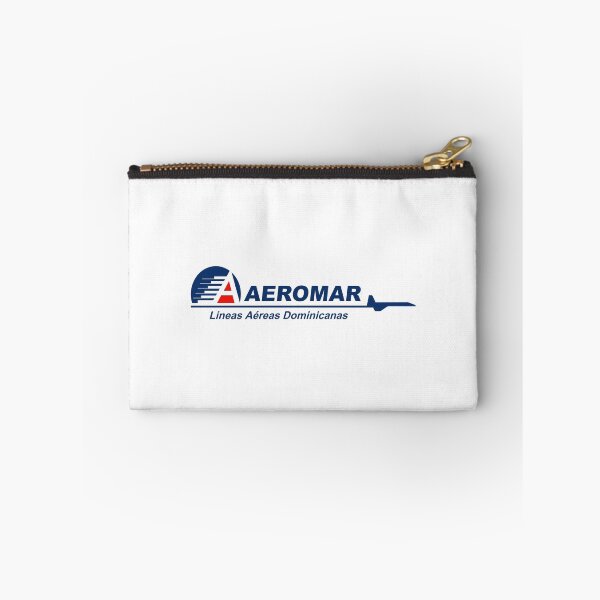 Item preview, Aeromar Lineas Aereas Dominicanas Airline Logo in Navy Blue and Red with Aircraft Silhouette designed and sold by Laura  W Hoover.