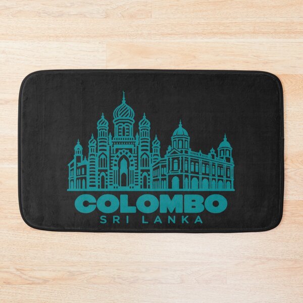 Item preview, Colombo Sri Lanka Line Art Skyline Poster designed and sold by CMYKStudio.
