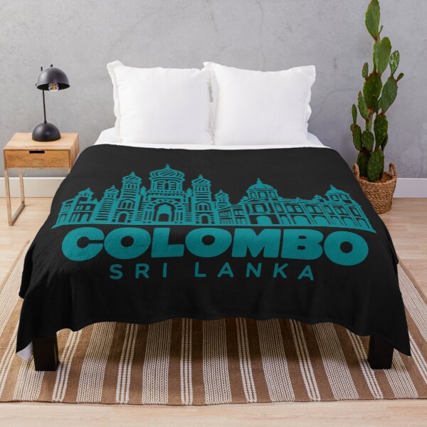 Artikelvorschau, Colombo Sri Lanka Linienkunst-Skyline-Poster entworfen und verkauft von CMYKStudio.