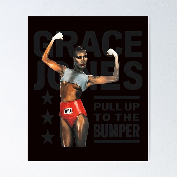 Item preview, Grace Jones se detiene frente al parachoques designed and sold by Rockx5.