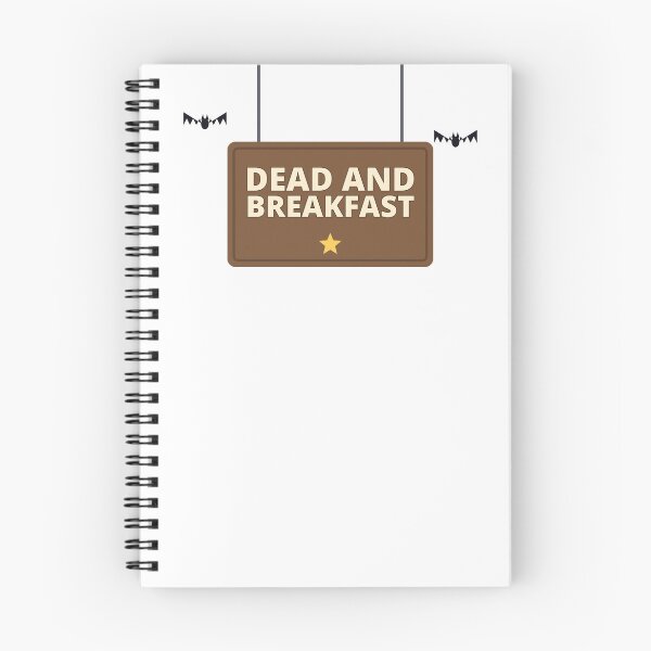 Item preview, Dead and Breakfast Haunted Sign Halloween designed and sold by ThreeFlyingAces.