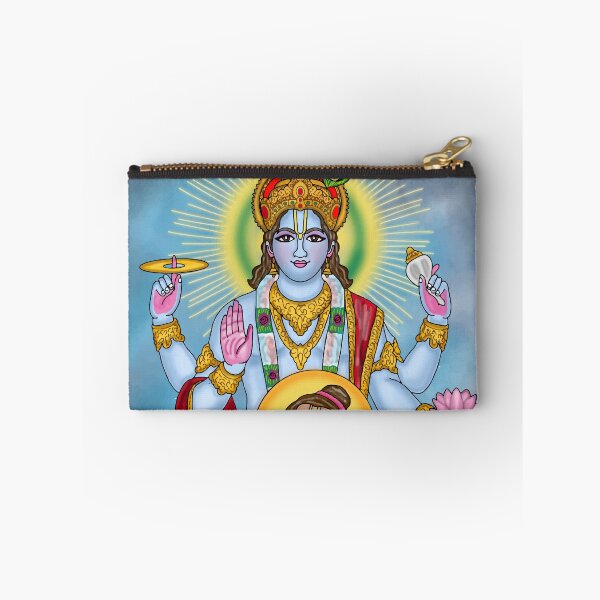 Item preview, Vishnu and Narada Digital Drawing | Hindu Mythology Spiritual Artwork designed and sold by Harshit_Digital_Arts.