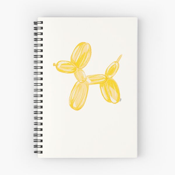 Item preview, Yellow Balloon Dog – Cute Balloon Animal Pop Art designed and sold by BibidibuDesigns.
