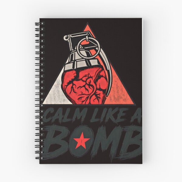 Aperçu de l'œuvre Calme comme une bombe, grenade au cœur créée et vendue par LookaaL.