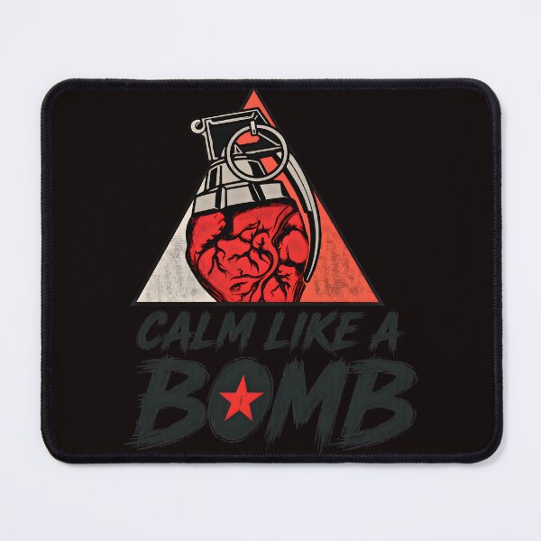 Item preview, Calm Like A Bomb Heart Grenade  designed and sold by LookaaL.