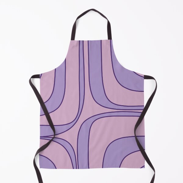 Item preview, Retro Groove Abstract Lined Pattern in Lavender Purple Pastel designed and sold by kierkegaard.